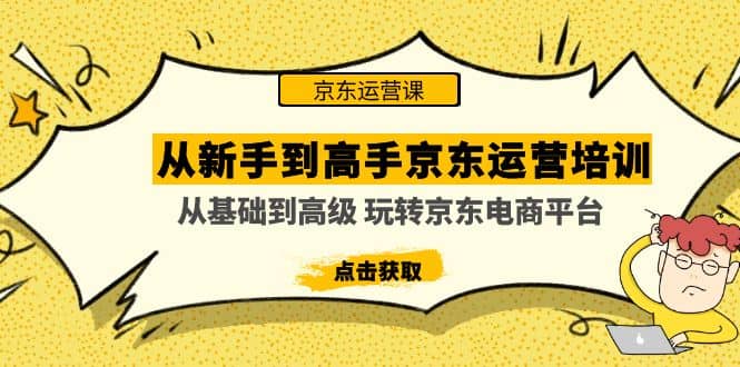 从新手到高手京东运营培训：从基础到高级 玩转京东电商平台(无水印)-一起发