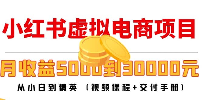 小红书虚拟电商项目：从小白到精英 (视频课程+交付手册)-一起发