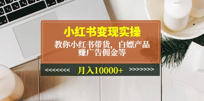小红书变现实操:教你小红书带货,白嫖产品,赚广告佣金等-一起发