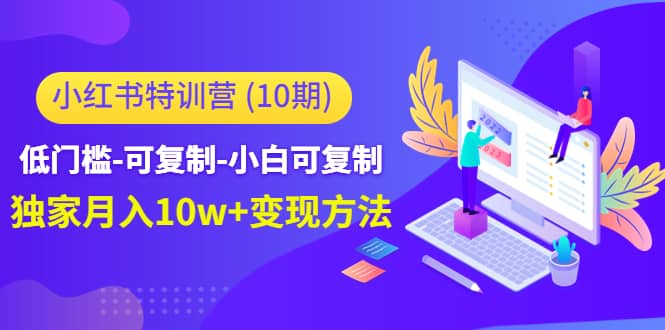 小红书特训营(第10期)低门槛-可复制-小白可复制-一起发