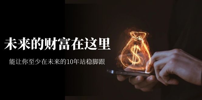 某收费文章《未来的财富在这里》能让你至少在未来的10年站稳脚跟-一起发