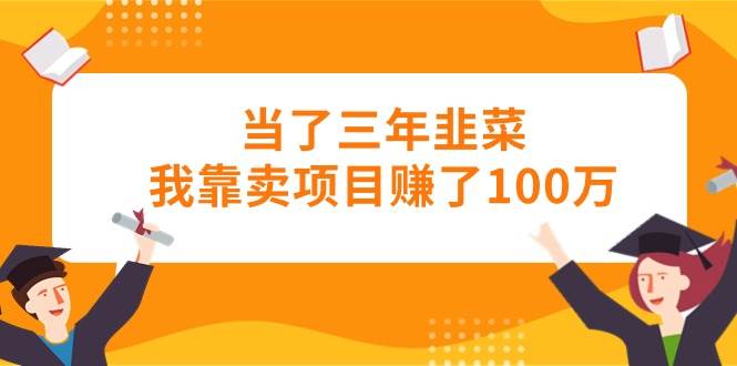 当了三年韭菜我靠卖项目赚了100万-一起发