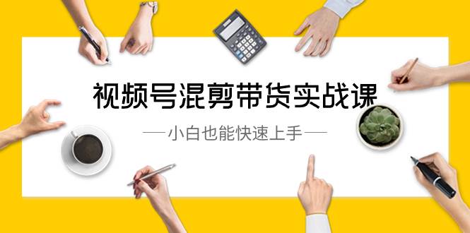 视频号-混剪带货实战课，小白也能快速上手（10节课）-一起发