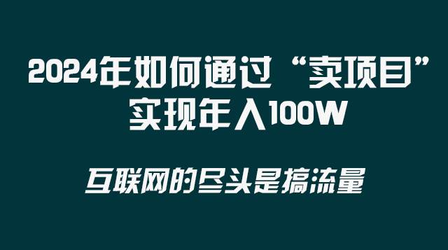 2024年如何通过“卖项目”实现年入100W-一起发
