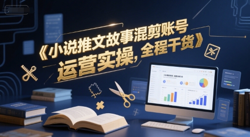 小说推文故事混剪账号运营实操，全程干货-一起发