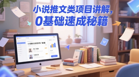 小说推文类项目讲解，0 基础速成秘籍-一起发