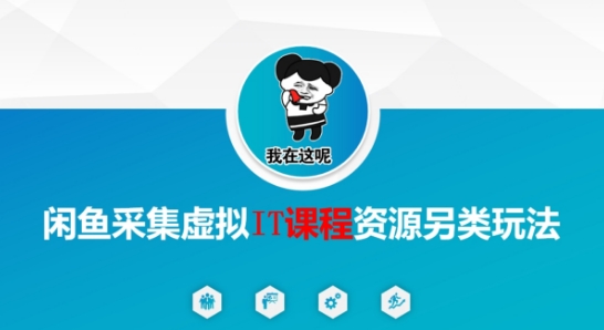 闲鱼采集虚拟IT课程资源另类玩法，干货满满-一起发