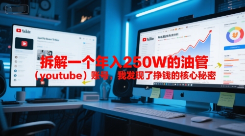 付费文章:拆解一个年入250W的油管(youtube)账号,我发现了挣钱的核心秘密-一起发