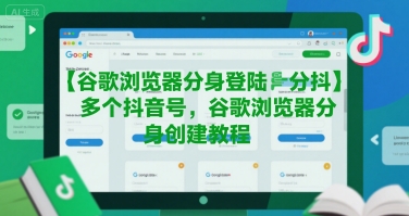 谷歌浏览器分身登陆多个抖音号,谷歌浏览器分身创建教程-一起发