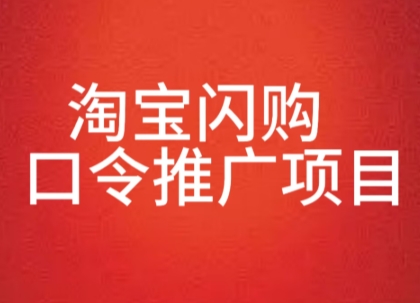 淘宝闪购口令推广项目，收益可观，一部手机，一个抖音号即可操作-一起发