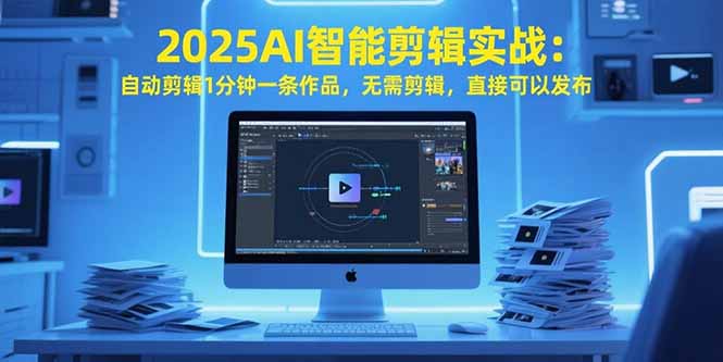 (15504期)2025AI智能剪辑实战:自动剪辑1分钟一条作品,无需剪辑,直接可以发布-一起发