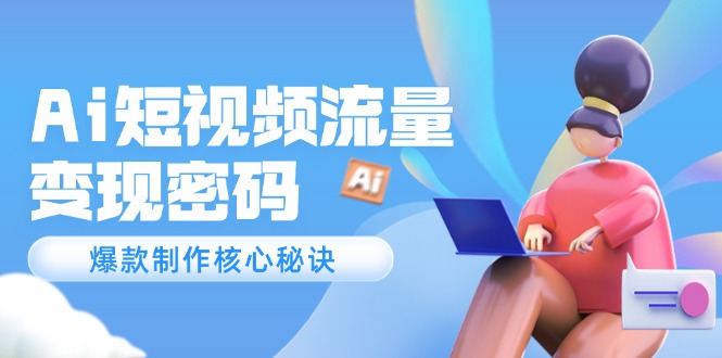 （14875期）Ai短视频流量密码，爆款制作核心秘诀，120万案例深度解析-一起发