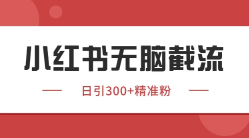 小红书只要你有同行就能获客,独家野路子获客玩法,暴力截流【揭秘】-一起发